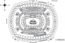 New York Giants Met Life Stadium Seating Chart 1