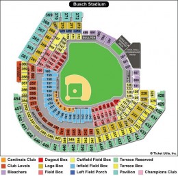 St Louis Cardinals Seating Chart 1
