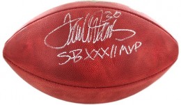 Denver Broncos Terrell Davis Signed Football 1