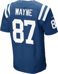 Indianapolis Colts Authentic Elite Jersey Reggie Wayne 1