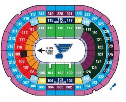 St louis Blues Seating Chart 1