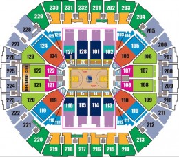 Golden State Warriors Seating Chart 1