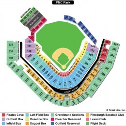 Pittsburgh Pirates Seating chart 1