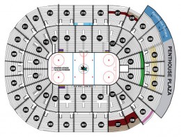 San Jose Sharks Seating Chart 1