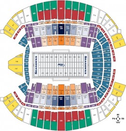 Seattle Seahawks Seating Chart 1