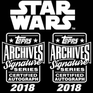 2018 Topps Star Wars Archives Signature Series