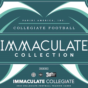 2018 Immaculate Collection Collegiate Football