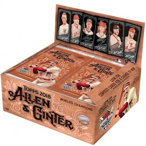 2018 Topps Allen & Ginter X Baseball