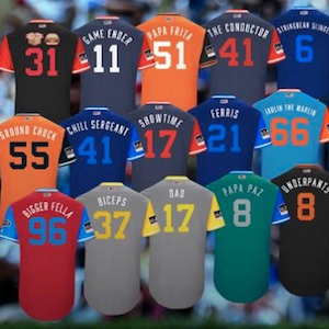 2018 Topps Now MLB Players Weekend