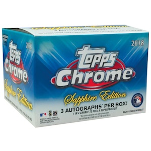 2018 Topps Chrome Sapphire Edition Baseball