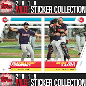 2019 Topps MLB Sticker