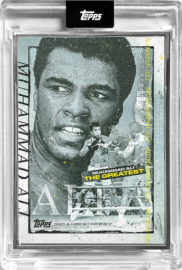 thumbnail image 2 of 2021 Topps Muhammad Ali Rumble In The Jungle Card #2 – Tyson Beck Art 2 of 5