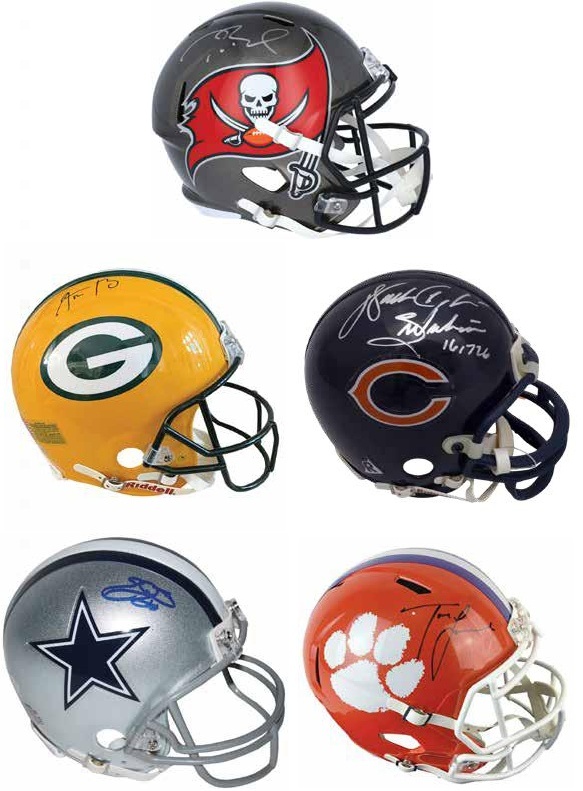 2021 Leaf Autographed Football MiniHelmet Edition Info, Boxes, Checklist