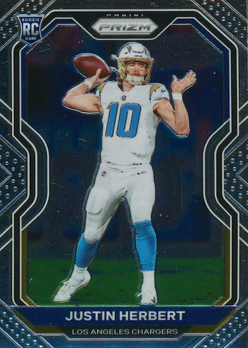 Justin Herbert Rookie Cards Guide, Top RC List, Best Autographs