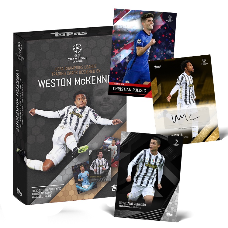 2021 Topps Weston McKennie Curated UEFA Champions League Soccer Cards