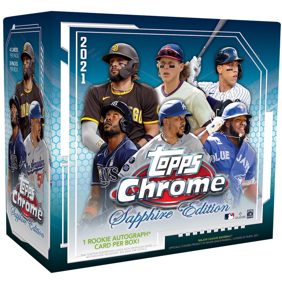 2021 Topps Chrome Sapphire Edition Baseball Cards Checklist