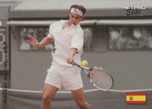 Carte Rookie Rafael Nadal 2003 NetPro International Series #77 - Gradée SGC 9