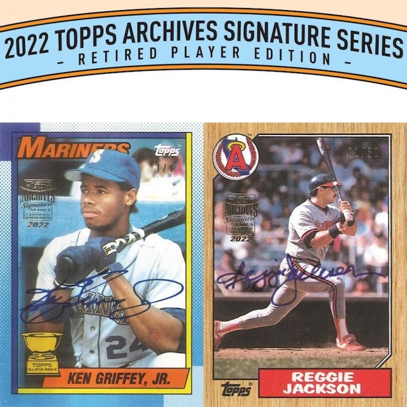 2022 Topps Archives Signature Series Retired Checklist Info, Boxes