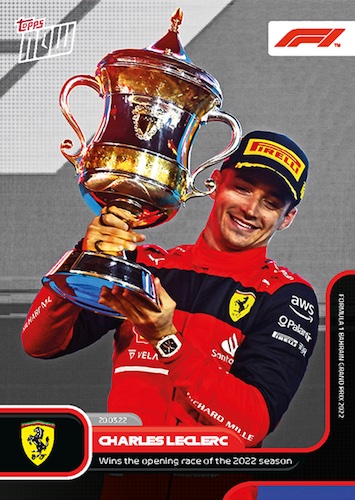 2022 Topps Now Formula 1 Checklist, Set Info, Print Run, Buy Card
