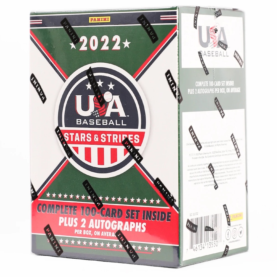 2021 Panini Stars & Stripes USA Baseball Complete Box Set Cards Checklist
