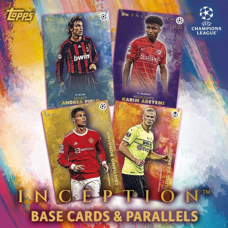 202122 Topps Inception UEFA Checklist, Set Info, Boxes, Reviews