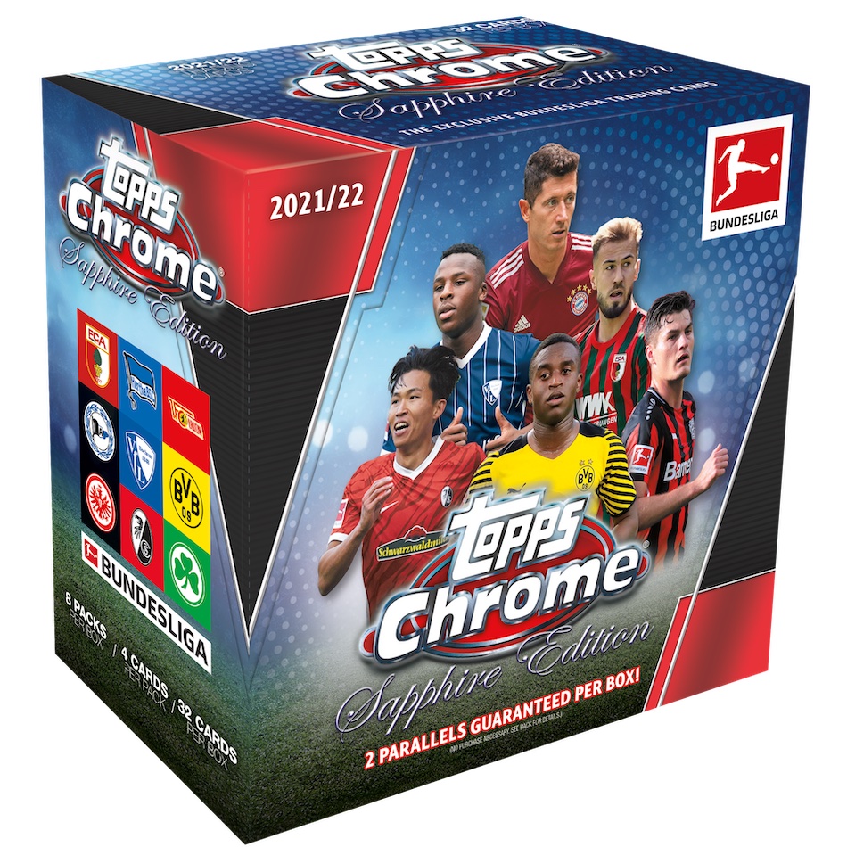 2021-22 Topps Chrome Sapphire Edition Bundesliga Soccer Cards Checklist and Odds