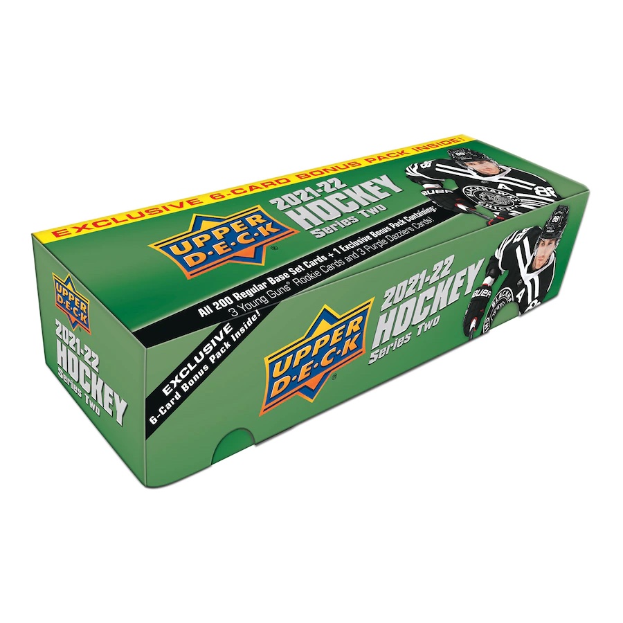 2021-22 Upper Deck Series 2 Hockey Retail Box - 24 Packs With Young Guns Rookie Cards