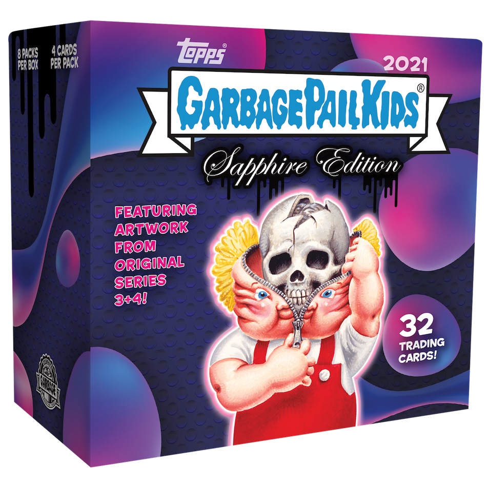 2021 Topps Garbage Pail Kids Sapphire Edition Trading Cards Checklist and Odds