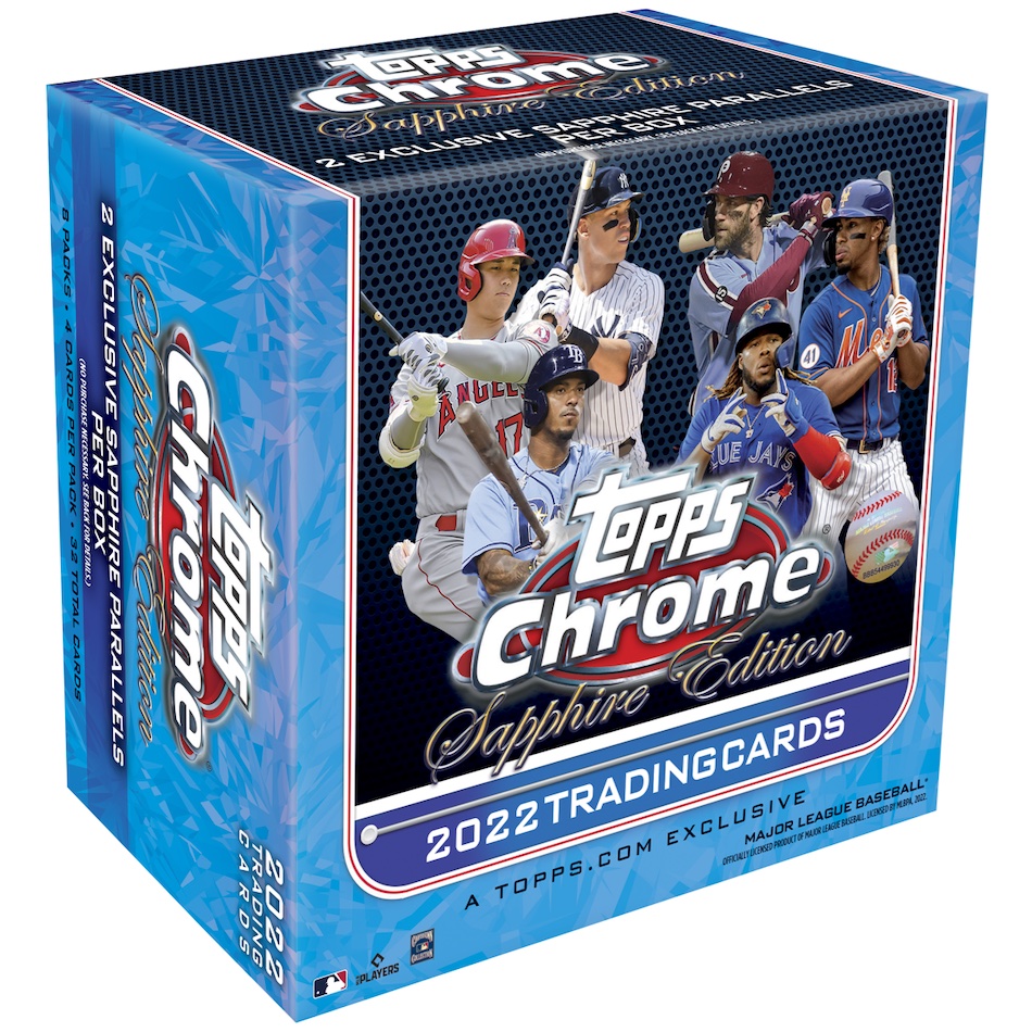 2022 Topps Chrome Sapphire Edition Baseball Cards Checklist and Odds