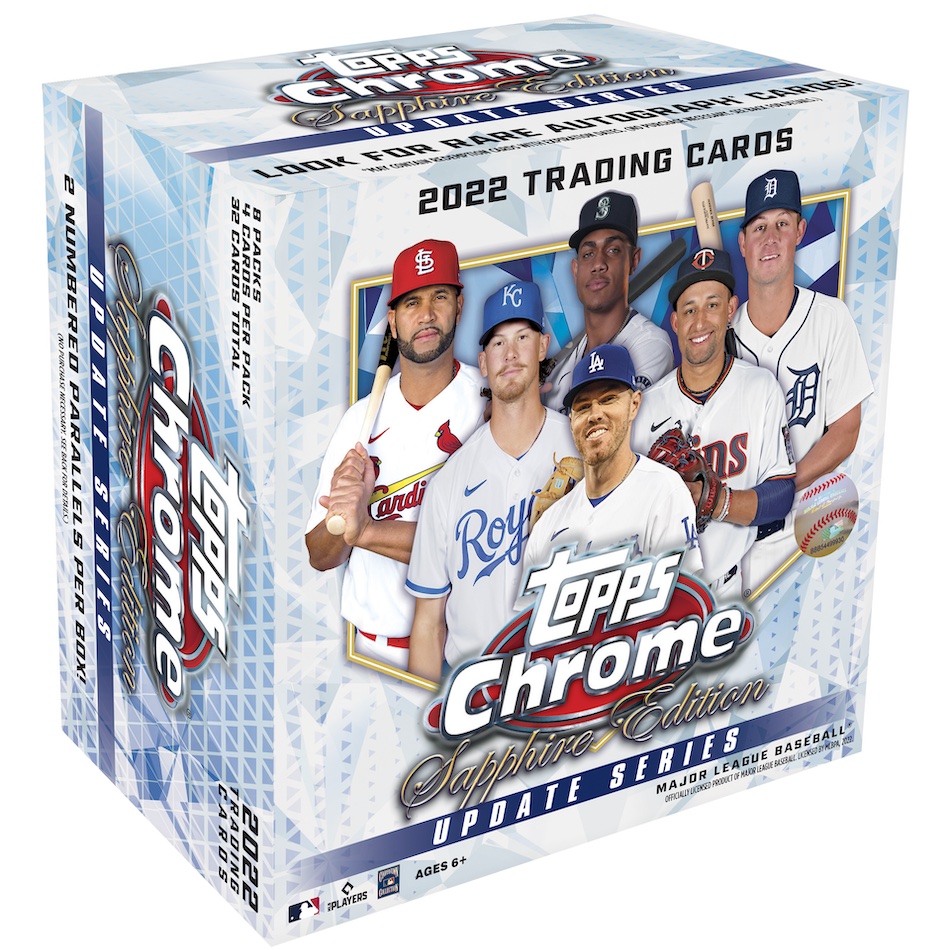 2022 Topps Chrome Update Series Sapphire Edition Baseball Cards Checklist & Odds