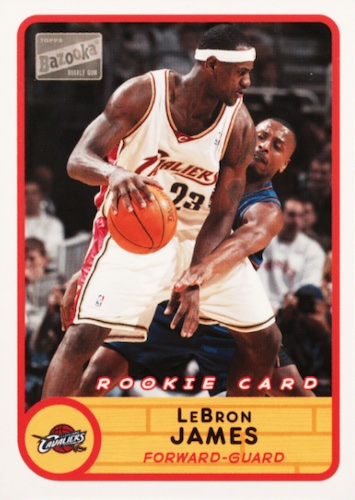 topps pristine lebron james rookie