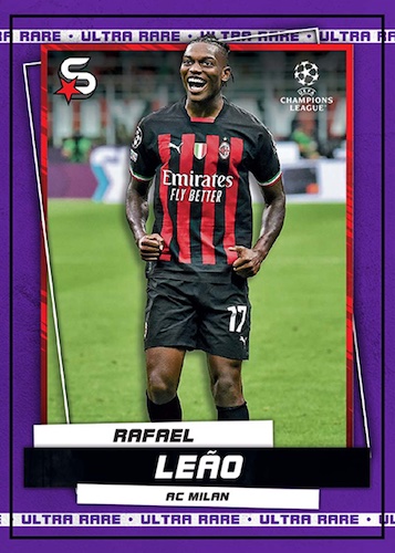 Carte à Collectionner Topps UEFA Superstars Rafael Leão Auto /25 - Near Mint, édition 22/23