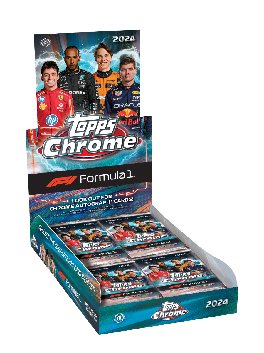 rare f1 cards 2024 2024 Topps Dynasty Formula 1 Hobby 5 Box Case
